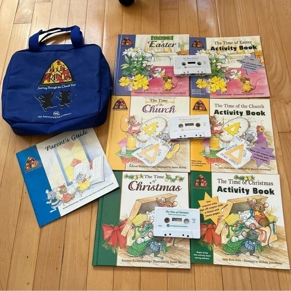Other - Mouse Prints Journey Through The Church Year ~ Books, Activity Books, Tapes Set